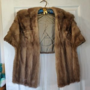 VINTAGE Jack Rose Real Fox Fur Coat